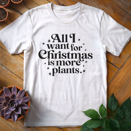 All I Want for Christmas Tee T-Shirt White / S