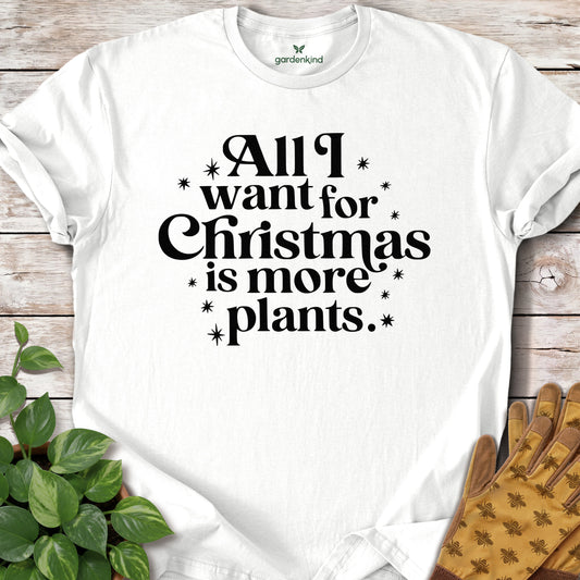 All I Want for Christmas Tee, White