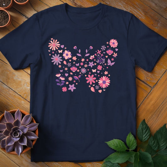 Butterfly Tee T-Shirt Navy / S