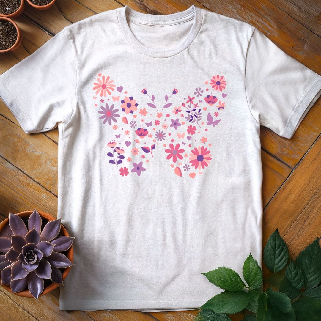 Butterfly Tee T-Shirt White / S