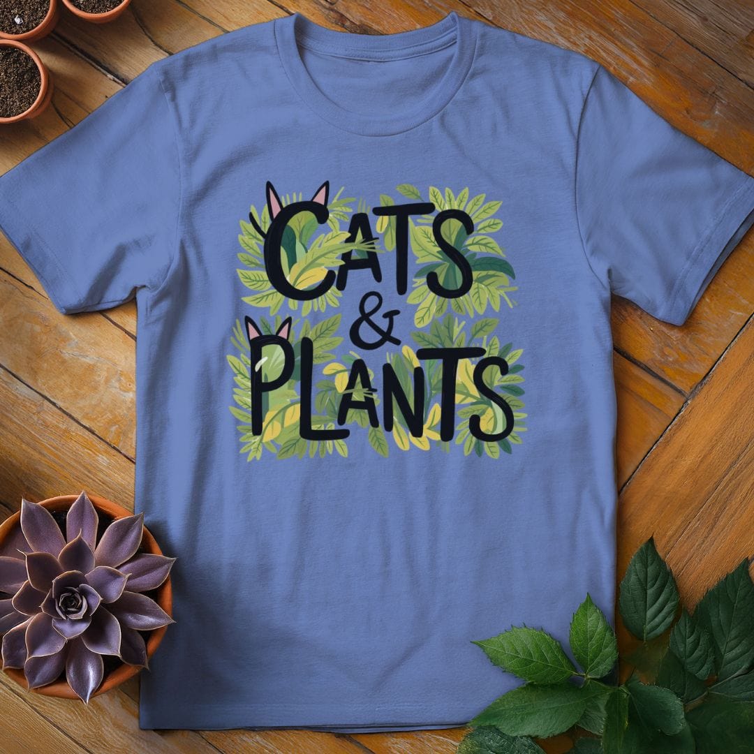 Cats & Plants Tee T-Shirt Iris / S