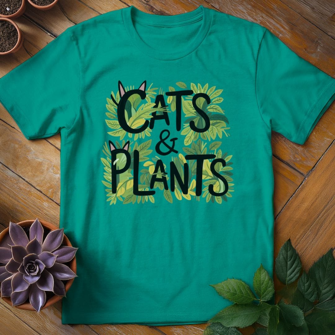 Cats & Plants Tee T-Shirt Jade Dome / S