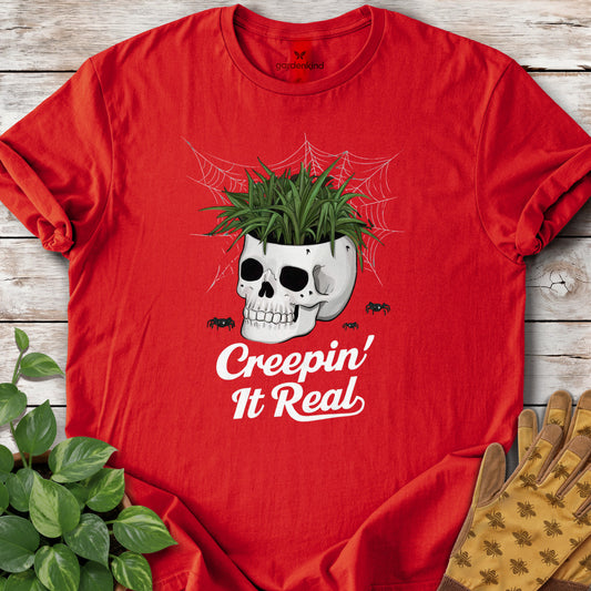 Creepin' It Real Tee, Red