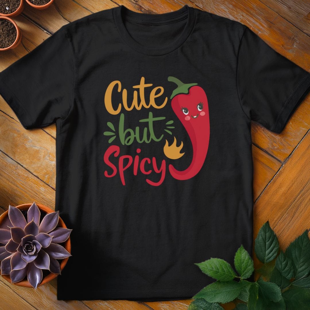 Cute But Spicy Tee T-Shirt Black / S