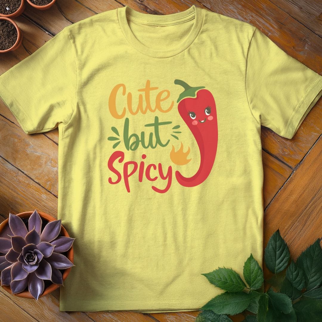 Cute But Spicy Tee T-Shirt Cornsilk / S