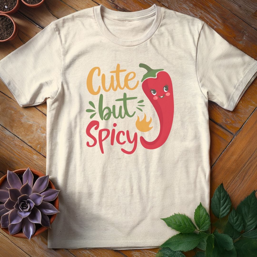 Cute But Spicy Tee T-Shirt Natural / S
