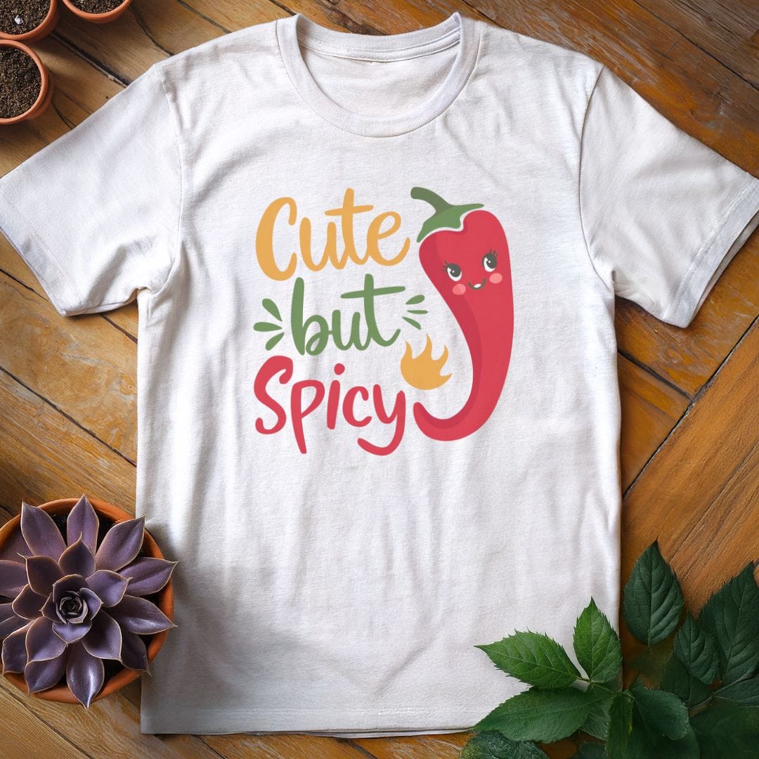 Cute But Spicy Tee T-Shirt White / S