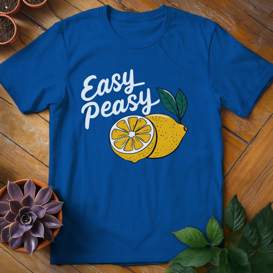 Easy Peasy Lemon Squeezy Tee T-Shirt Royal / S