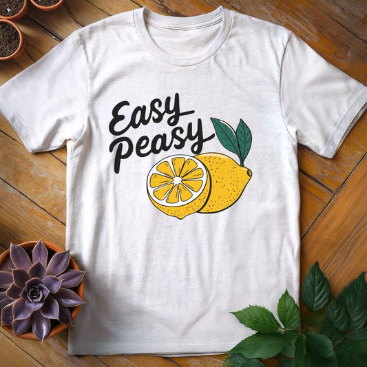 Easy Peasy Lemon Squeezy Tee T-Shirt White / S