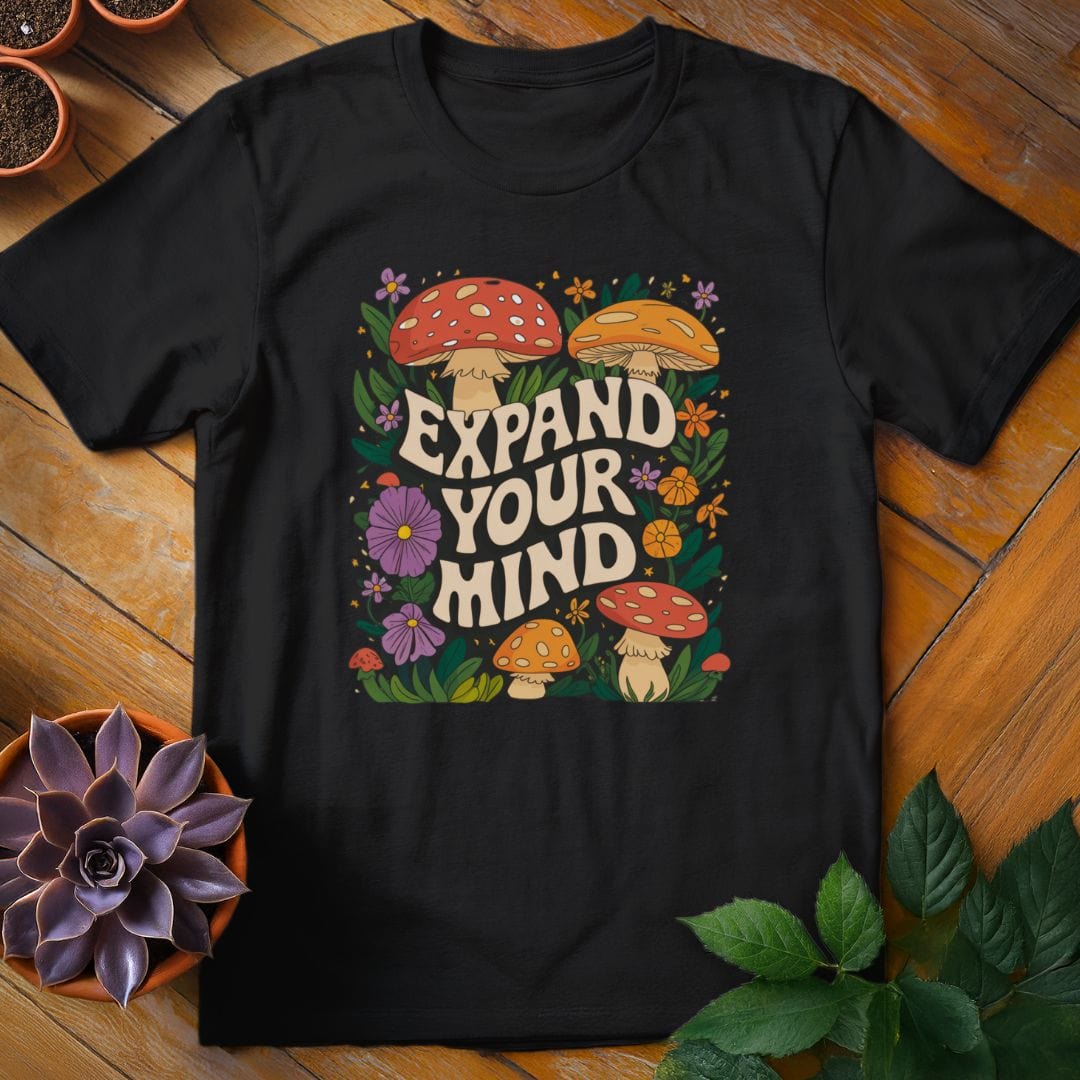 Expand Your Mind Tee T-Shirt Black / S