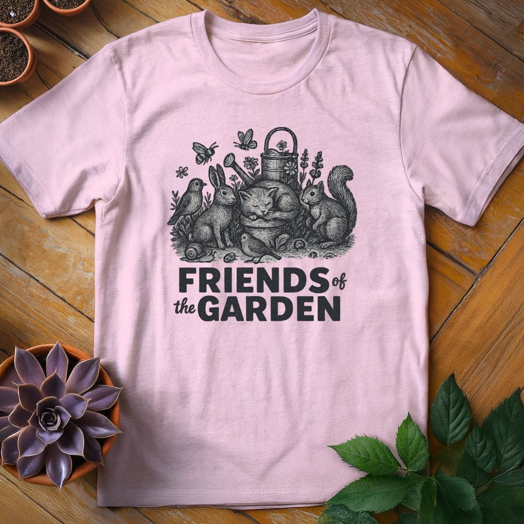 Friends of the Garden Tee T-Shirt Light Pink / S
