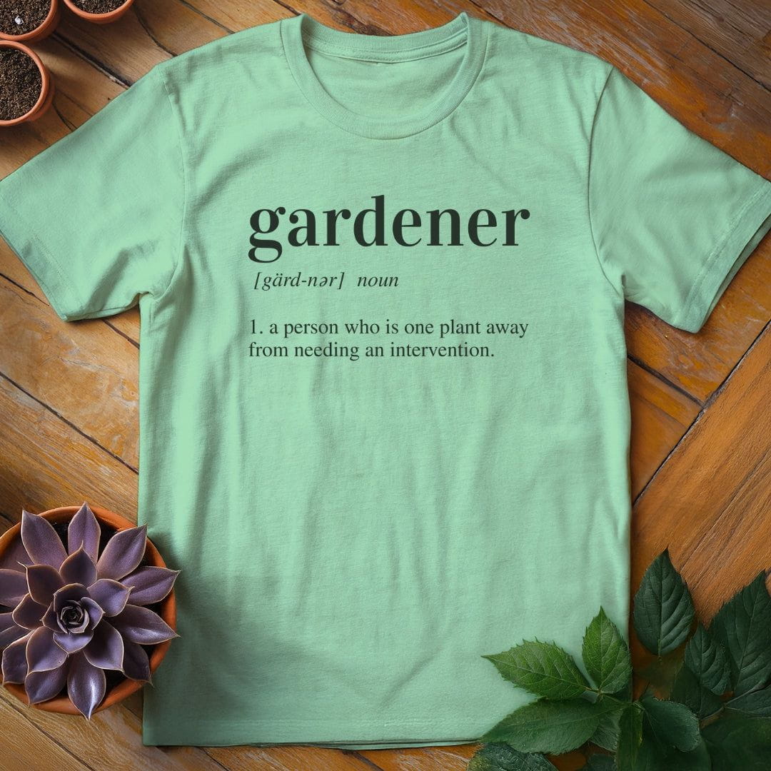 Gardener Definition Tee T-Shirt Mint Green / S