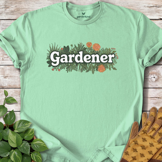 Gardener Tee, Mint Green