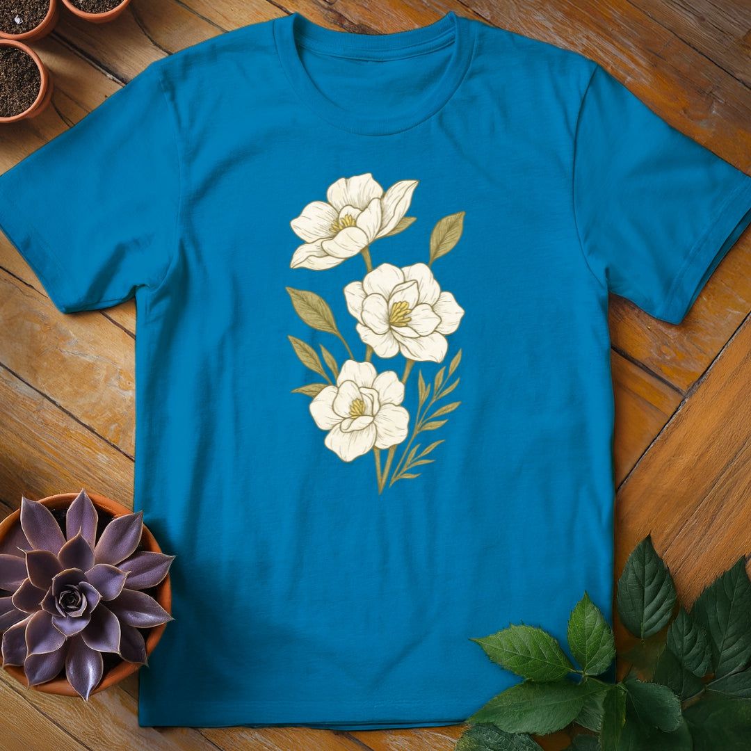Gardenias Tee T-Shirt Sapphire / S