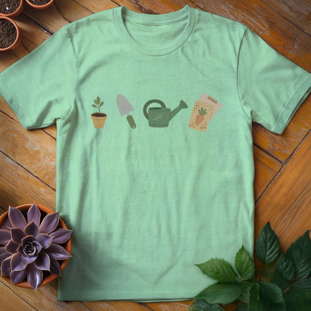 Gardening Ingredients Tee T-Shirt Mint Green / S