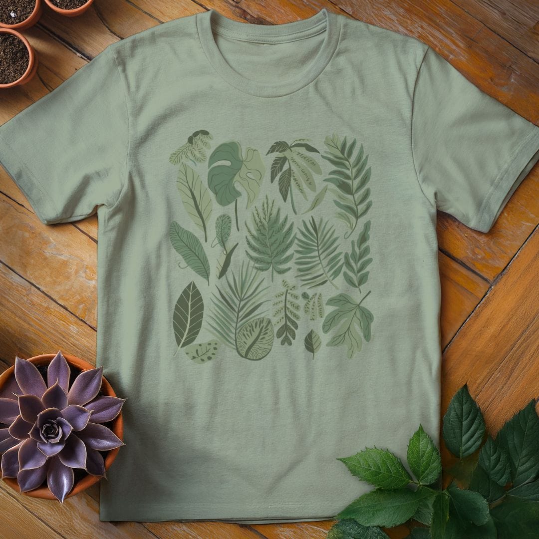Green Leaves Tee T-Shirt Sage / XL