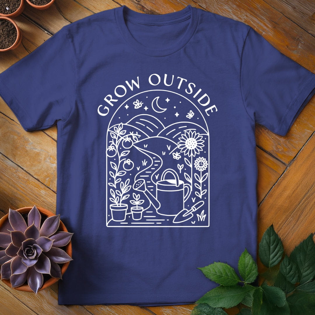Grow Outside Tee T-Shirt Metro Blue / S