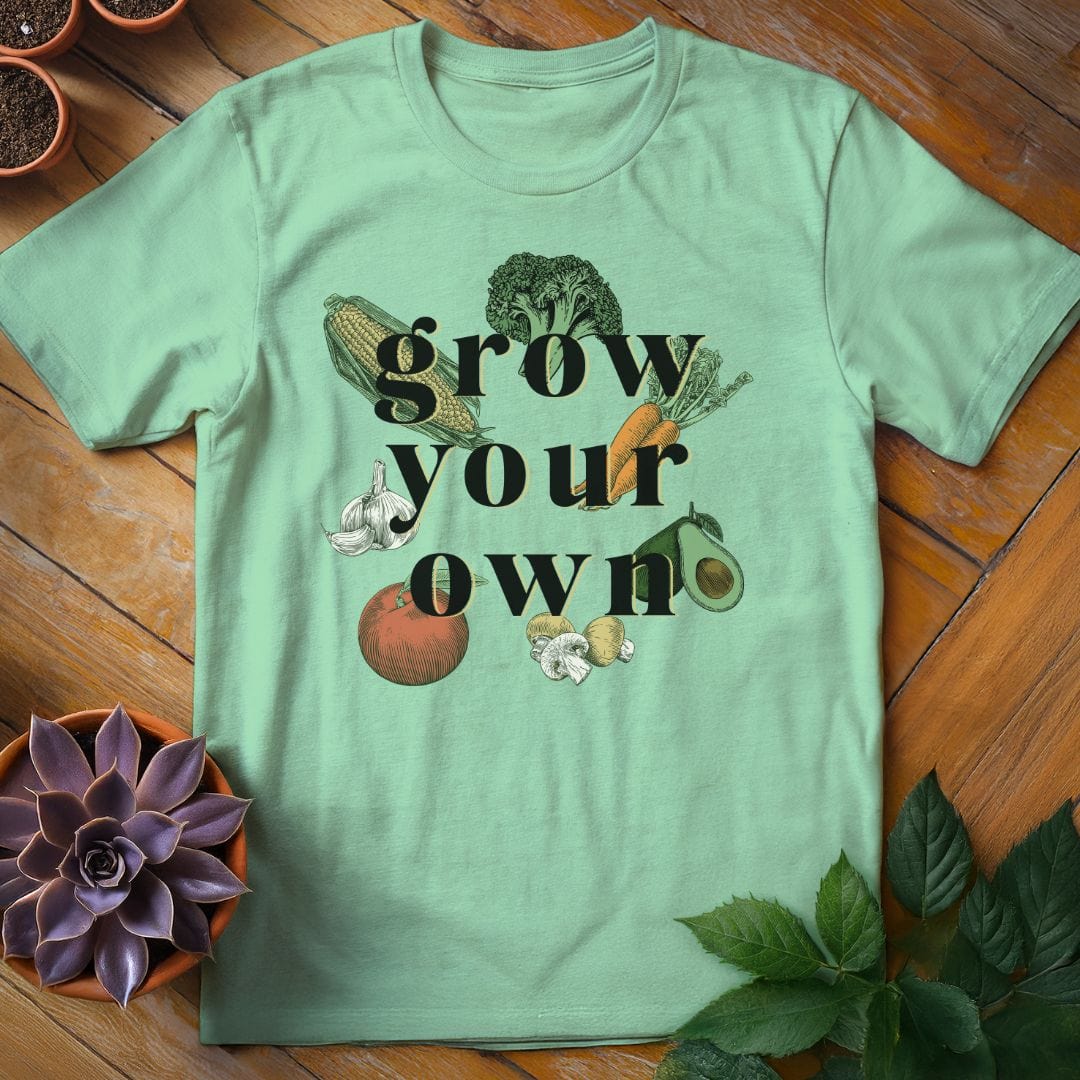 Grow Your Own Tee T-Shirt Mint Green / S