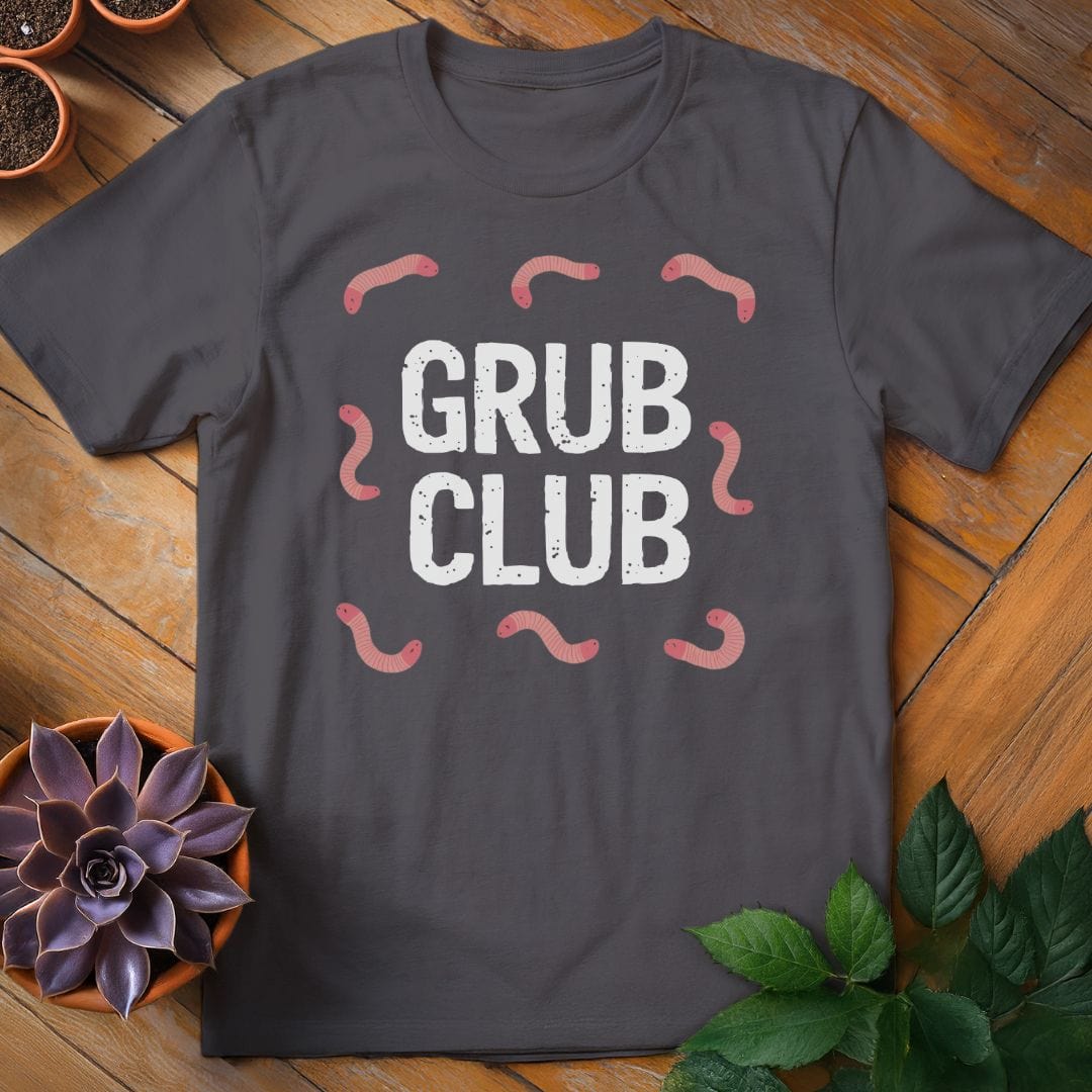 Grub Club Tee T-Shirt Charcoal / S