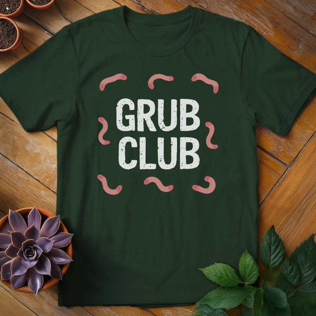 Grub Club Tee T-Shirt Forest Green / S