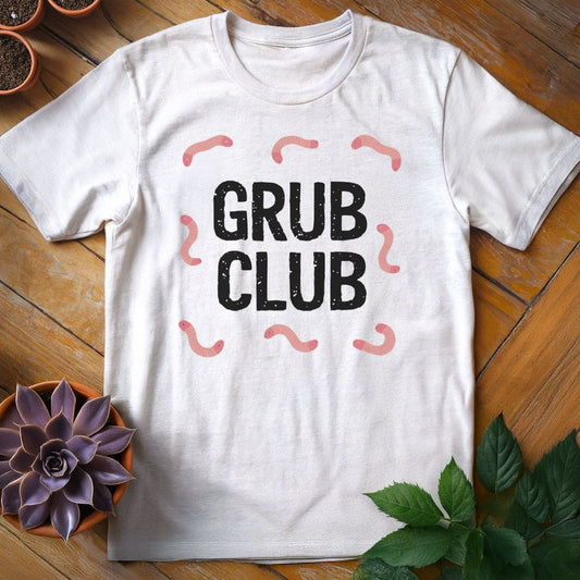 Grub Club Tee T-Shirt White / S