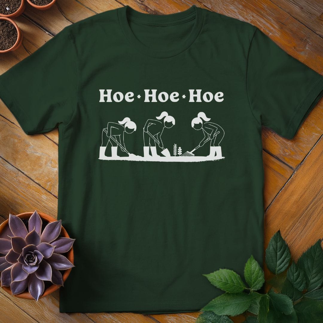 Hoe Hoe Hoe Tee T-Shirt Forest Green / S