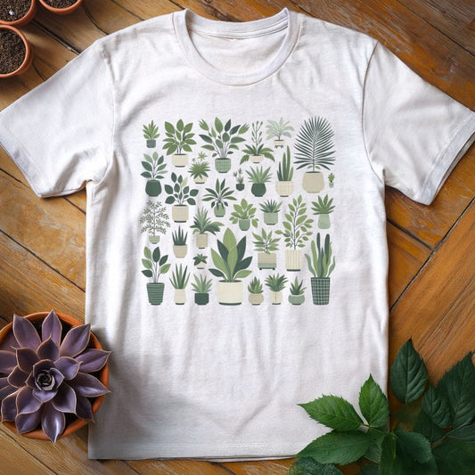 Houseplants Tee T-Shirt White / S