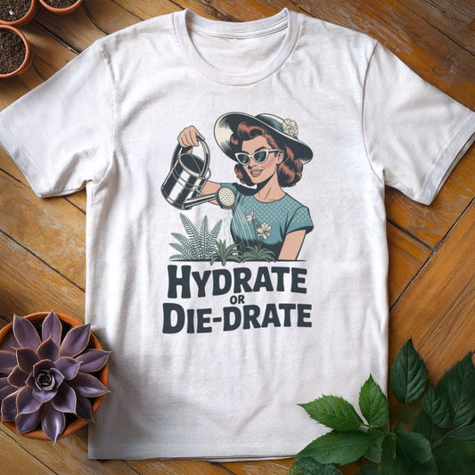 Hydrate or Die-Drate Tee T-Shirt White / S