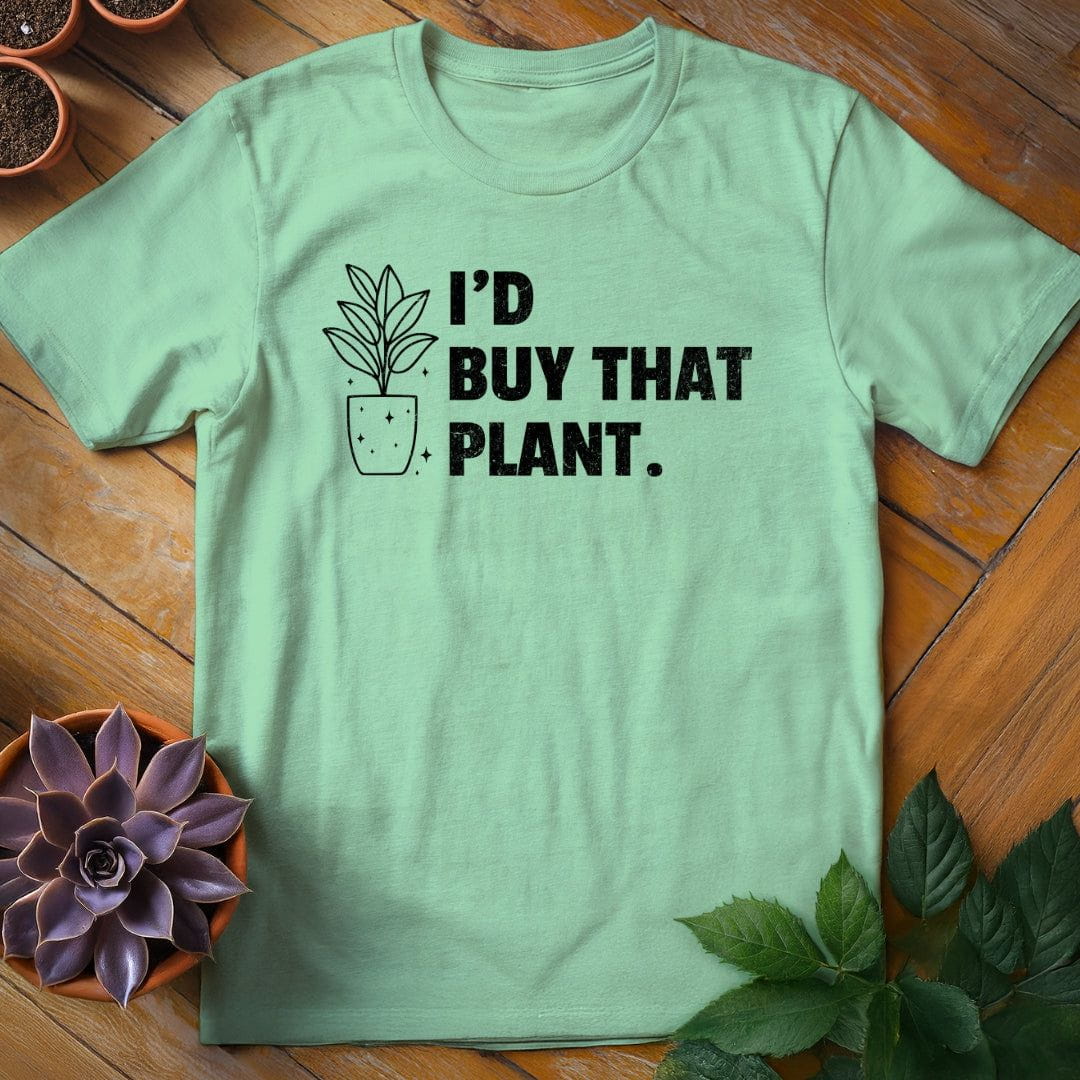 I'd Buy That Plant Tee T-Shirt Mint Green / S