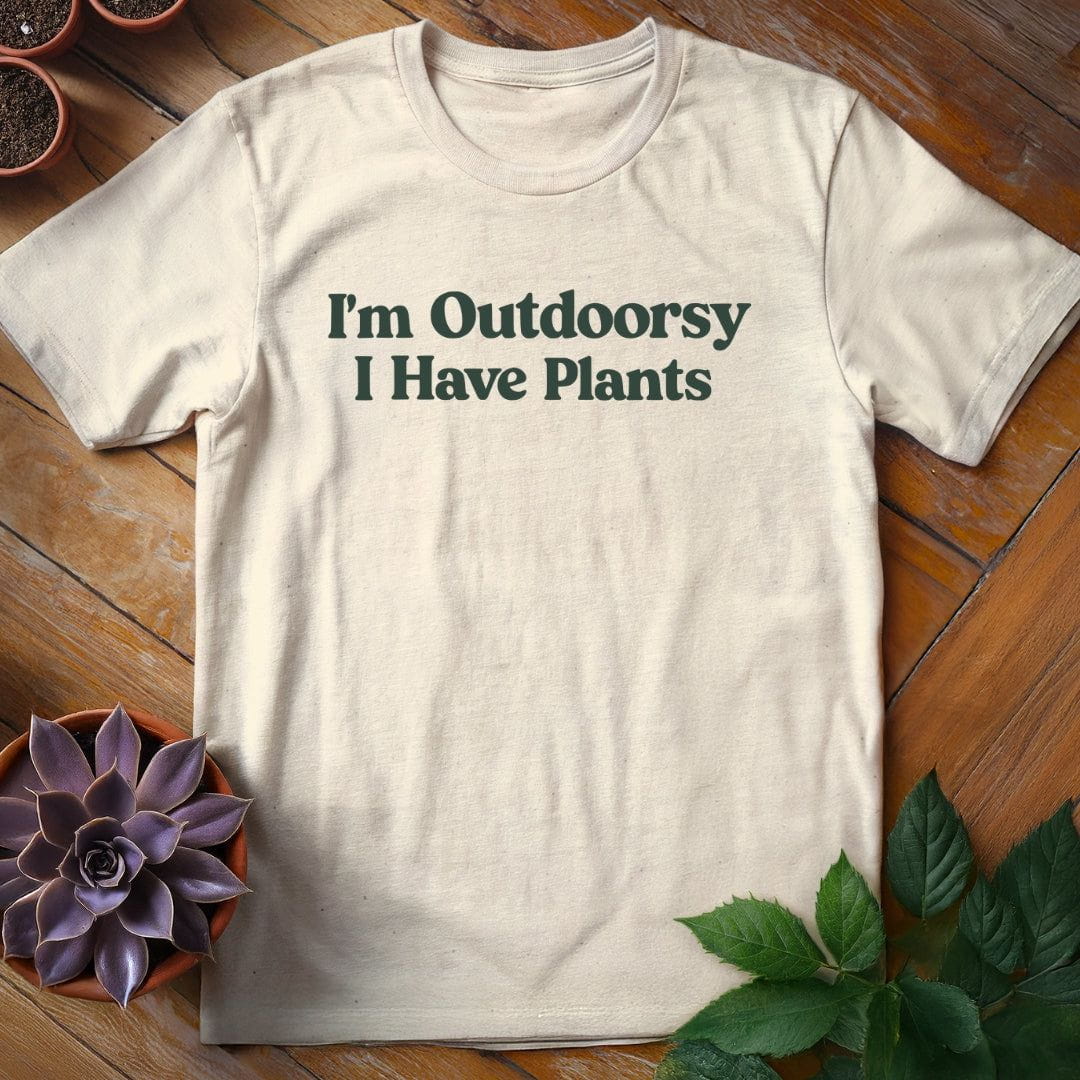 I'm Outdoorsy Tee T-Shirt Natural / S