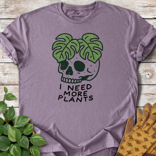 I Need More Plants Skull Tee, Paragon