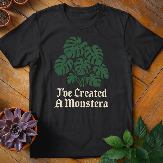 I've Created a Monstera Tee T-Shirt Black / S