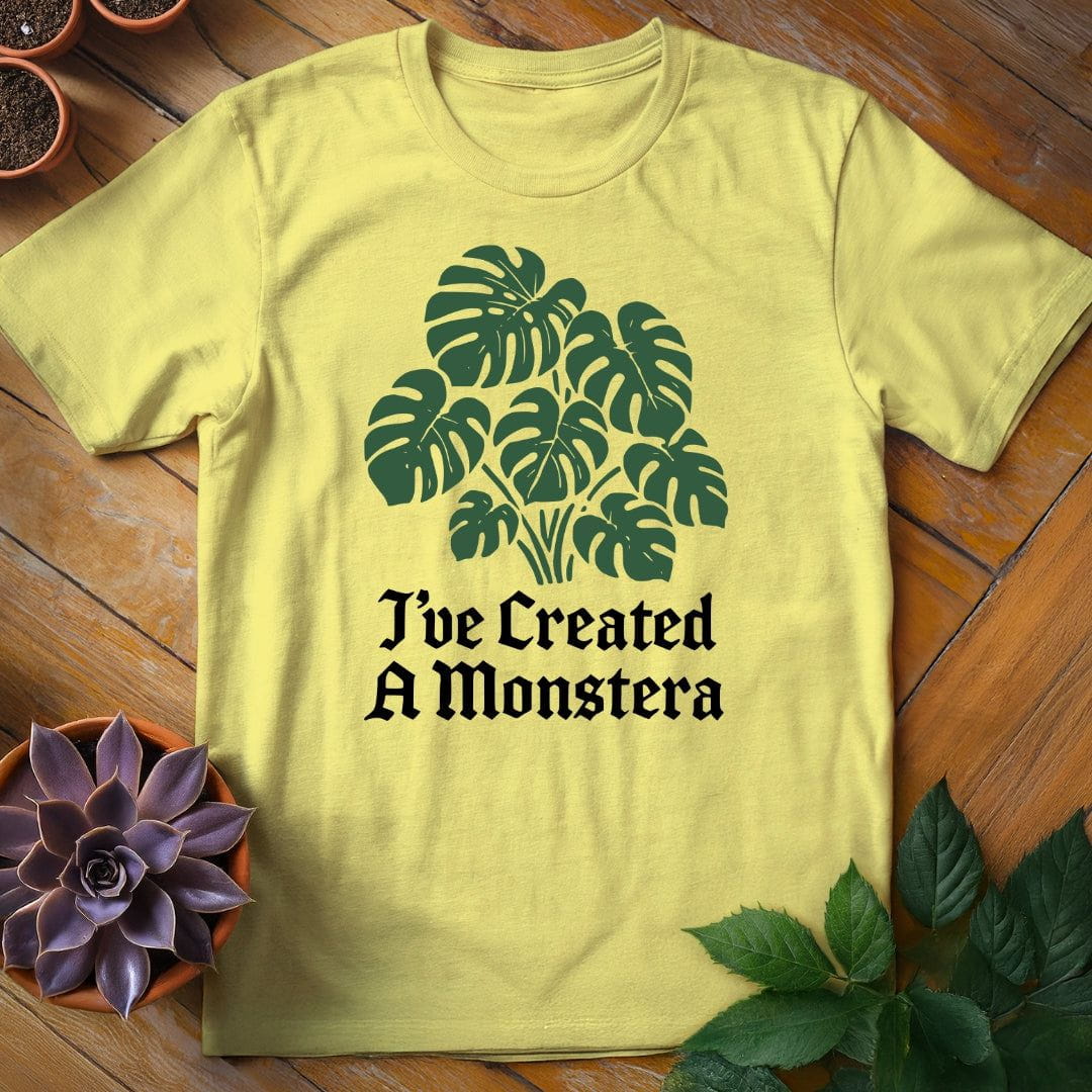 I've Created a Monstera Tee T-Shirt Cornsilk / S