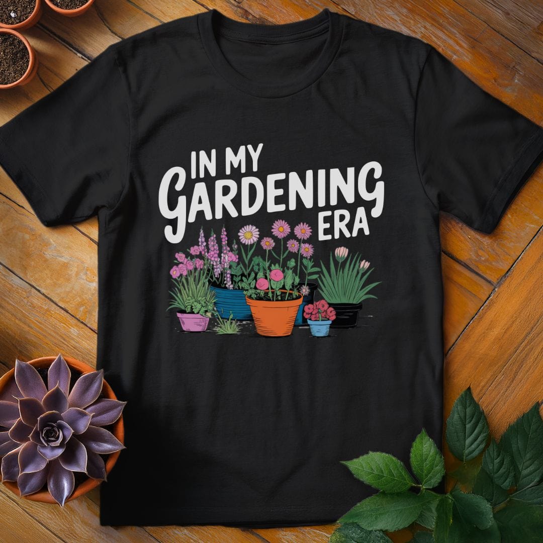 In My Gardening Era Tee T-Shirt Black / S