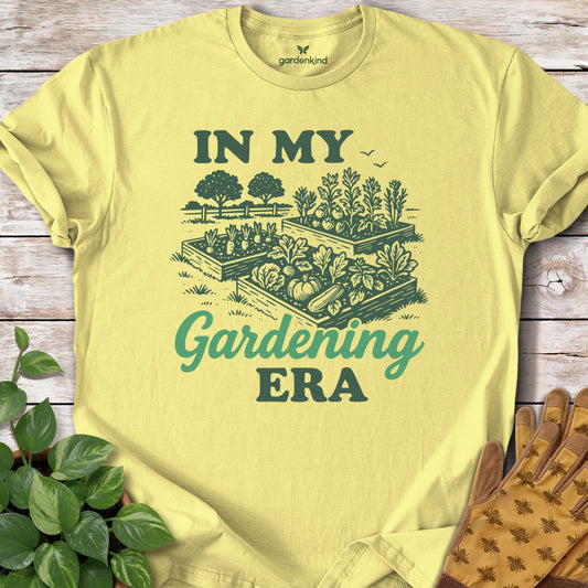 In My Gardening Era Vintage Tee, Cornsilk