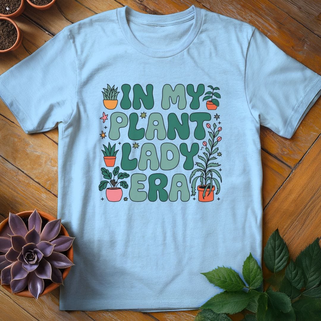 In My Plant Lady Era Tee T-Shirt Light Blue / S