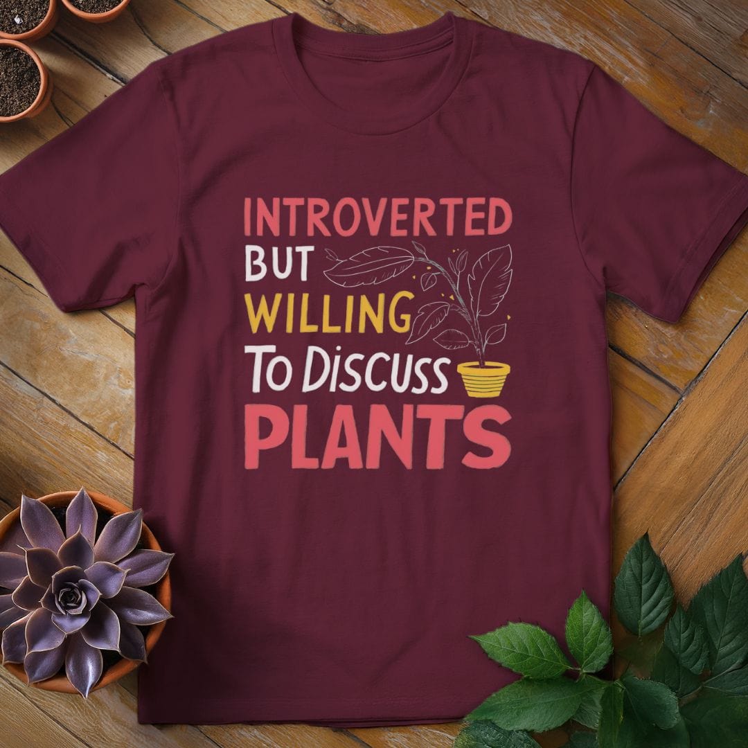 Introverted Tee T-Shirt Maroon / S