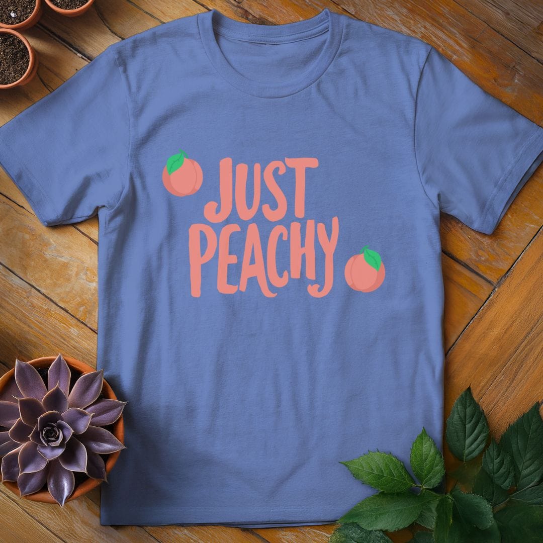 Just Peachy Tee T-Shirt Iris / S