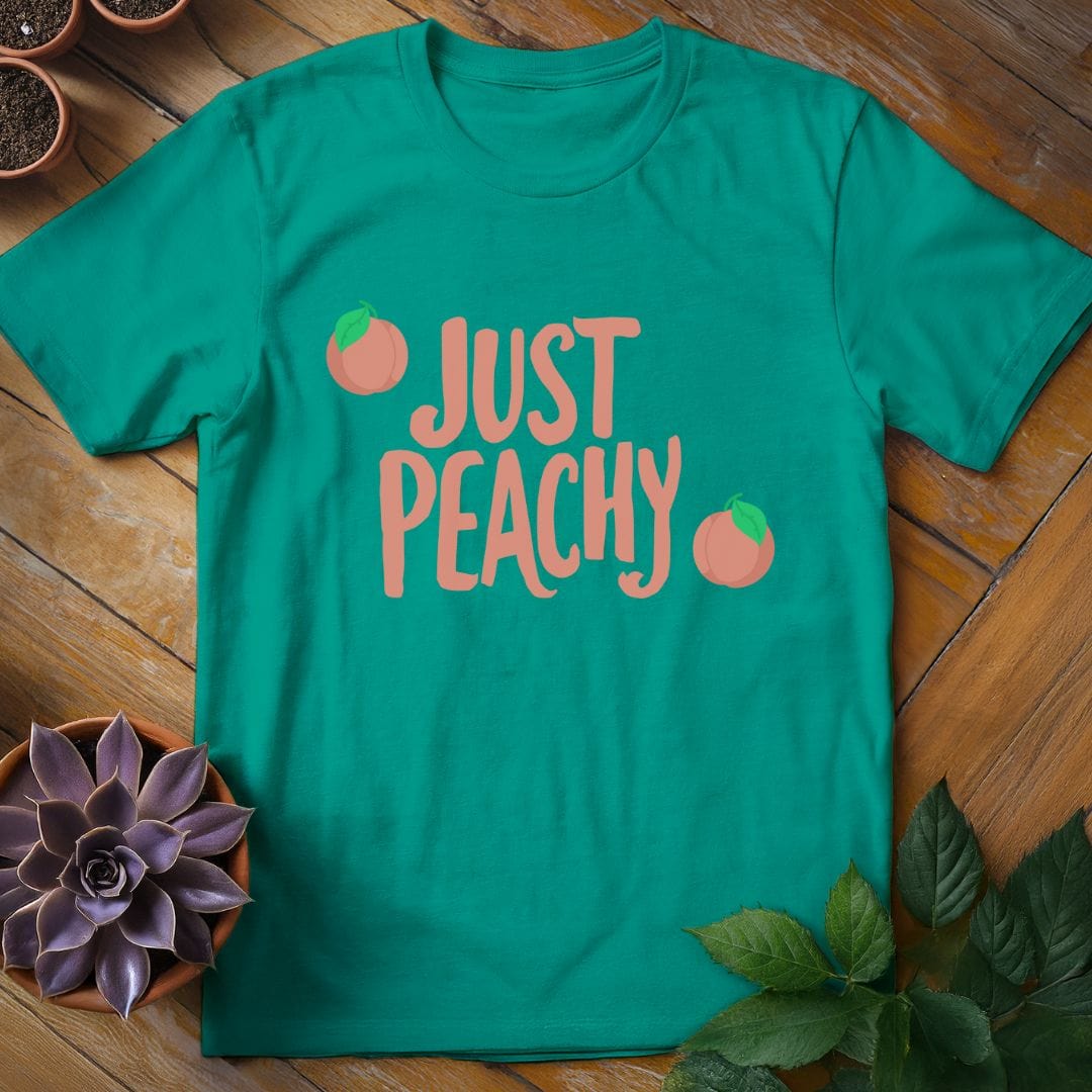 Just Peachy Tee T-Shirt Jade Dome / S