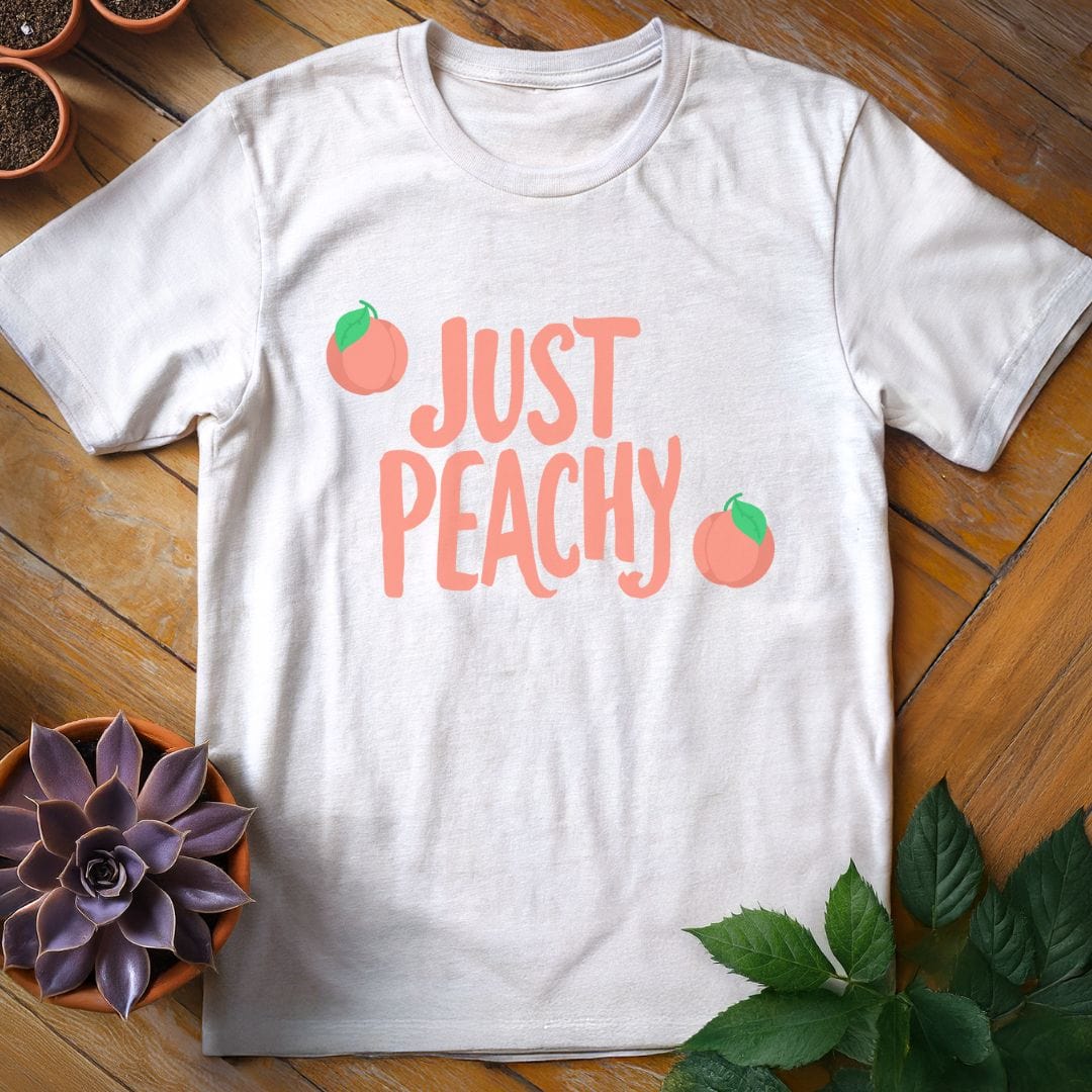 Just Peachy Tee T-Shirt White / S