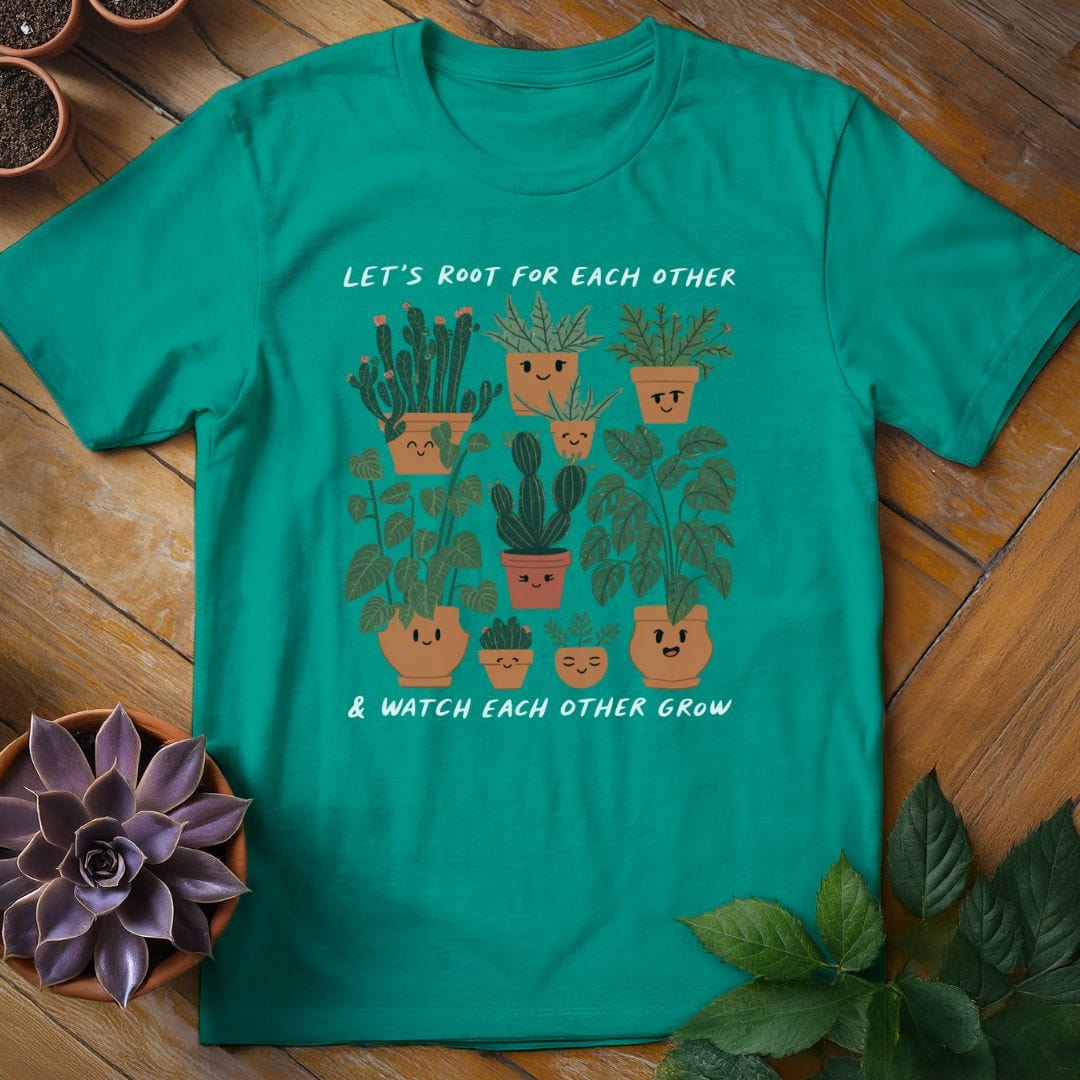 Let's Root for Each Other Tee T-Shirt Jade Dome / S