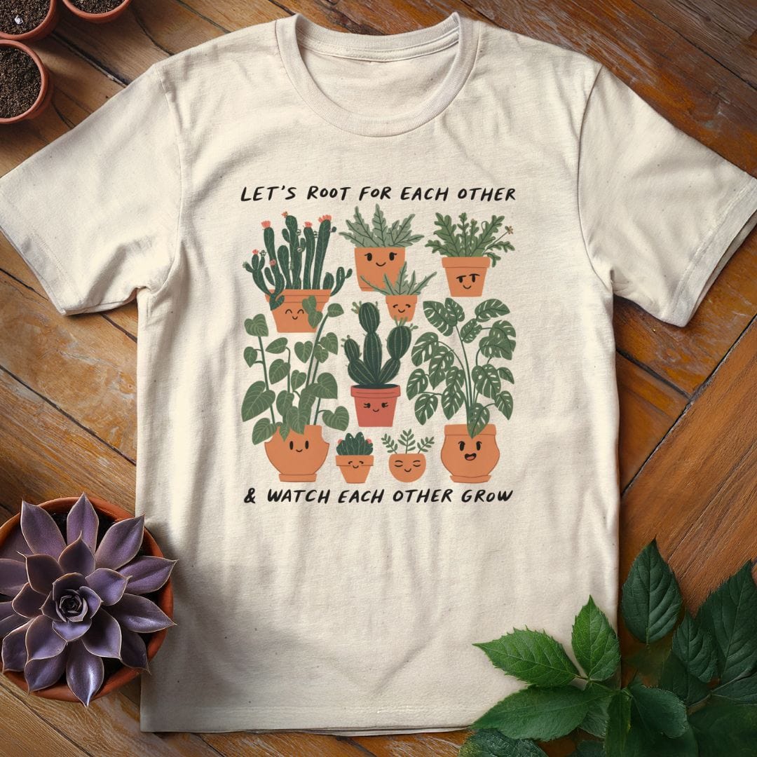 Let's Root for Each Other Tee T-Shirt Natural / S