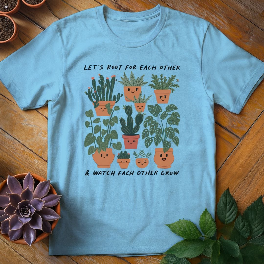 Let's Root for Each Other Tee T-Shirt Sky / S