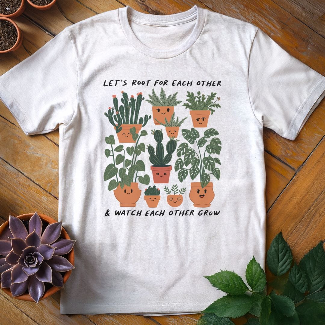 Let's Root for Each Other Tee T-Shirt White / S