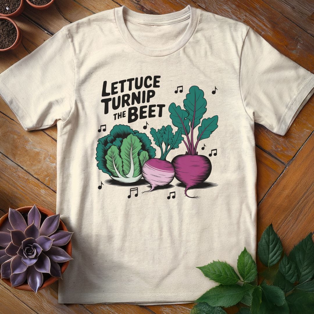 Lettuce Turnip the Beet Tee T-Shirt Natural / S