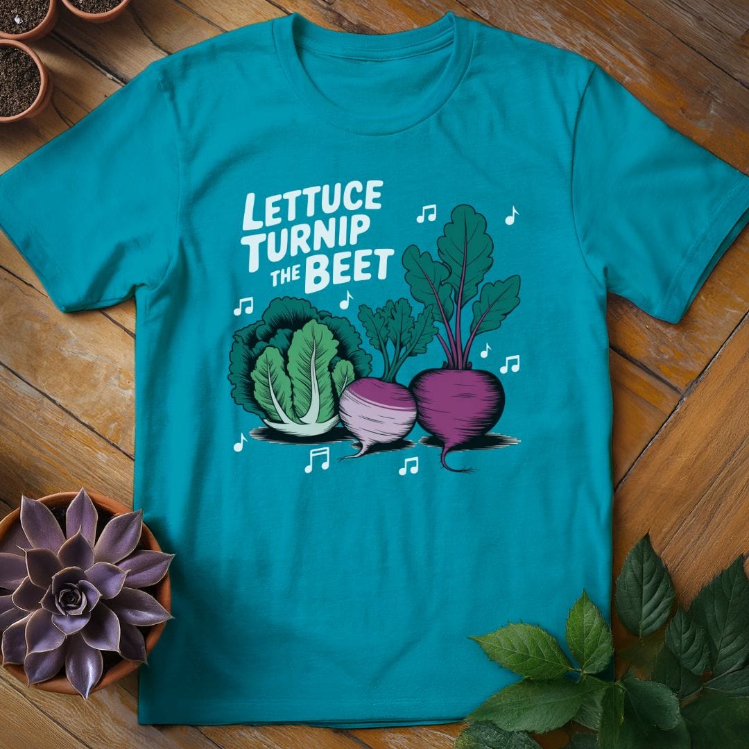 Lettuce Turnip the Beet Tee T-Shirt Tropical Blue / S