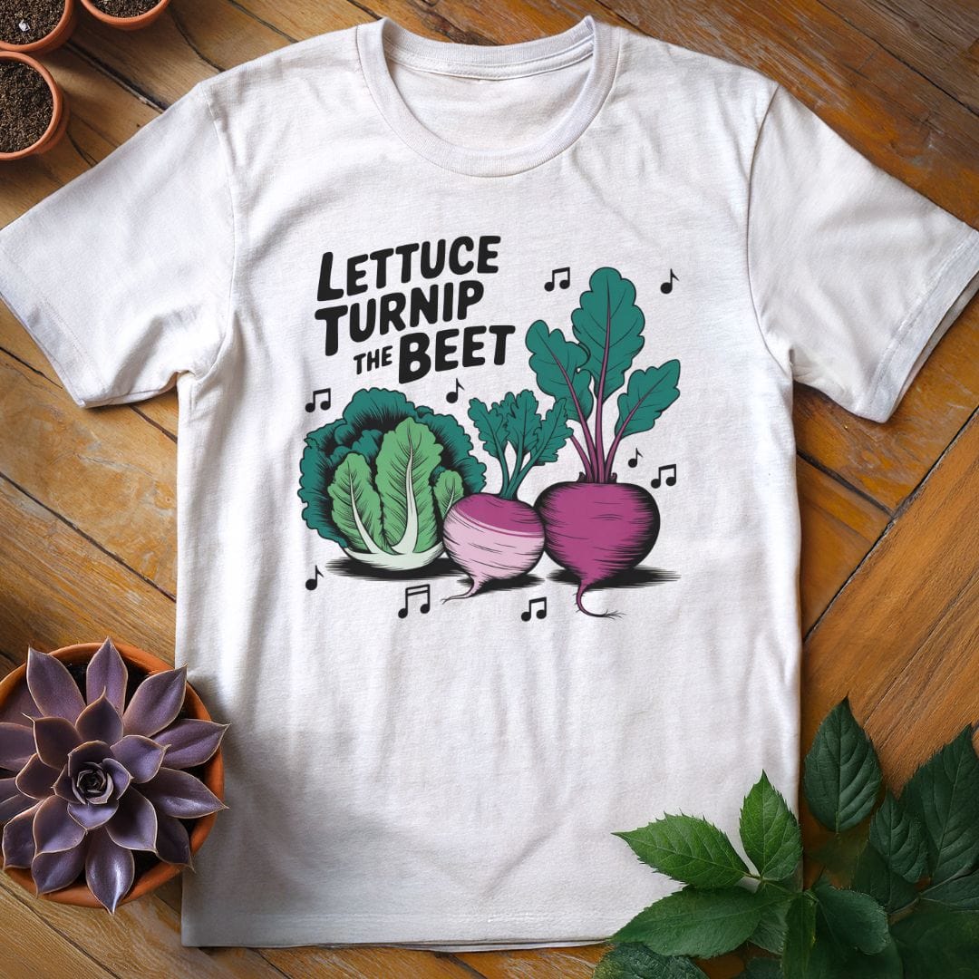 Lettuce Turnip the Beet Tee T-Shirt White / S