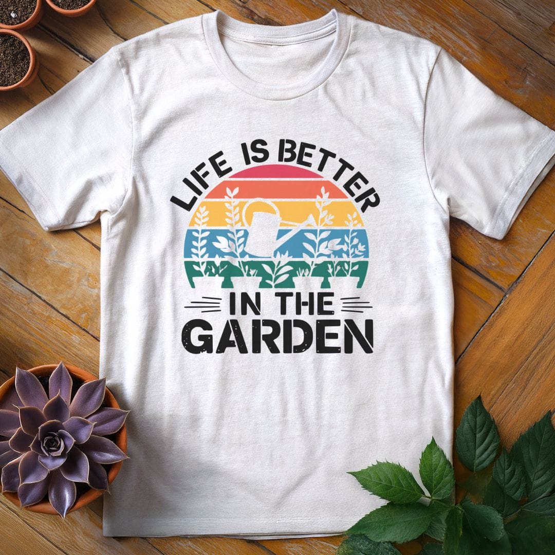 Life is Better in the Garden Tee T-Shirt White / S