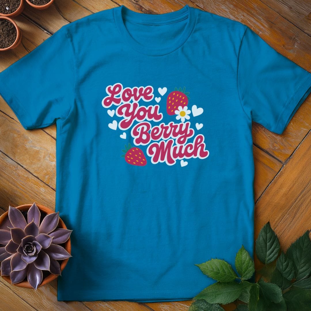 Love You Berry Much Tee T-Shirt Sapphire / S