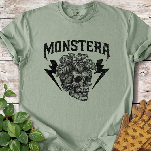 Monstera Tee, Sage
